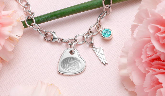 Customer Review: Fingerprint Charm Bracelet