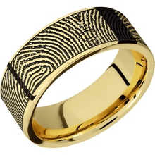 14K Yellow Gold + Polish Finish