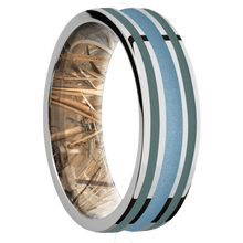 18K White Gold + Polish Finish + King's Field