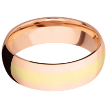 18K Rose Gold + Polish Finish