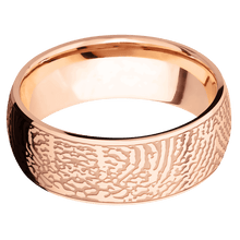 14K Rose Gold + Polish Finish