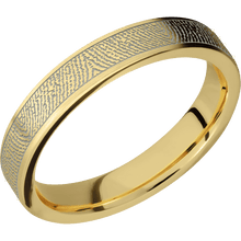 10K Yellow Gold + Satin Finish