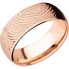 14K Rose Gold + Polish Finish