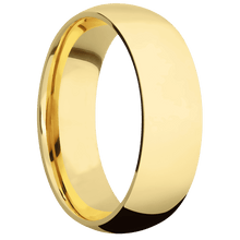 14K Yellow Gold + Polish Finish