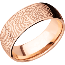 14K Rose Gold + Polish Finish
