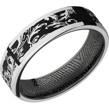 Palladium Silver + Polish Finish + Zirconium