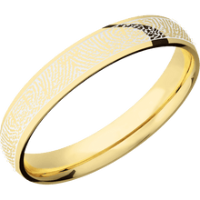 14K Yellow Gold + Polish Finish