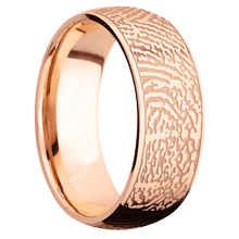 14K Rose Gold + Polish Finish