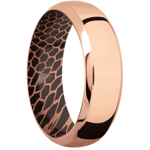 18K Rose Gold + Polish , Polish Finish + Superconductor Noir
