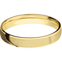 14K Yellow Gold + Polish Finish
