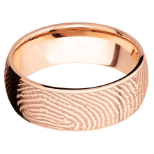 14K Rose Gold + Polish Finish