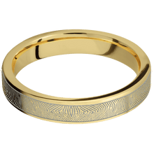 10K Yellow Gold + Satin Finish