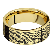 14K Yellow Gold + Polish Finish