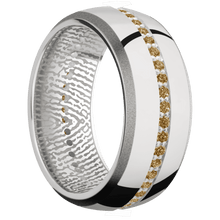 Palladium Silver + Polish , Sand Finish