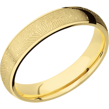 14K Yellow Gold + Polish Finish