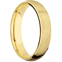 14K Yellow Gold + Polish Finish
