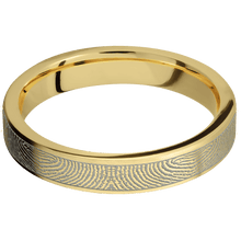 10K Yellow Gold + Satin Finish