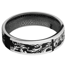 Palladium Silver + Polish Finish + Zirconium
