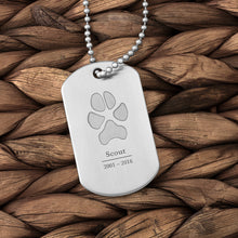 Military Dog Tag