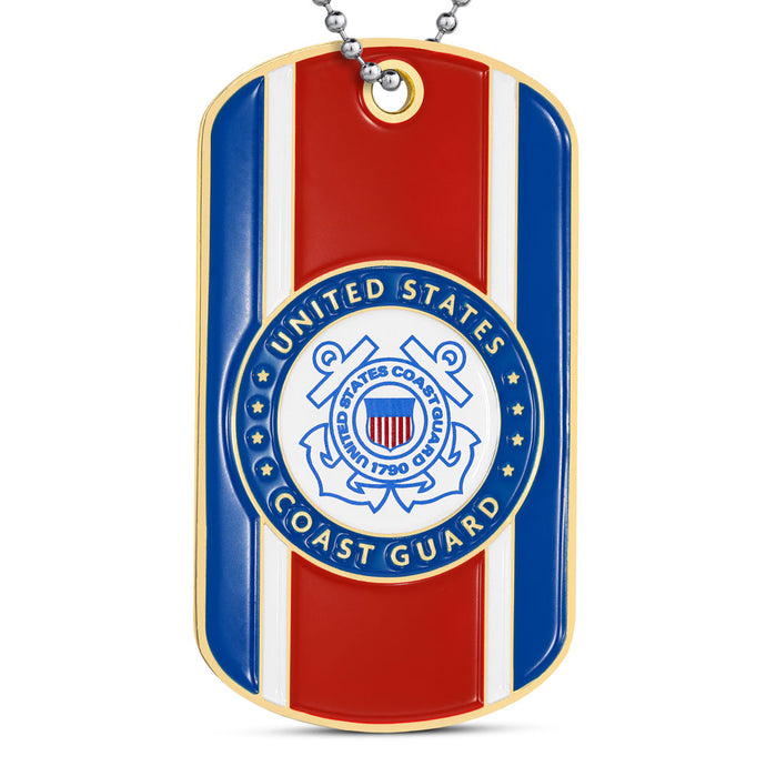 Officially Licensed U.S. Coast Guard Dog Tag