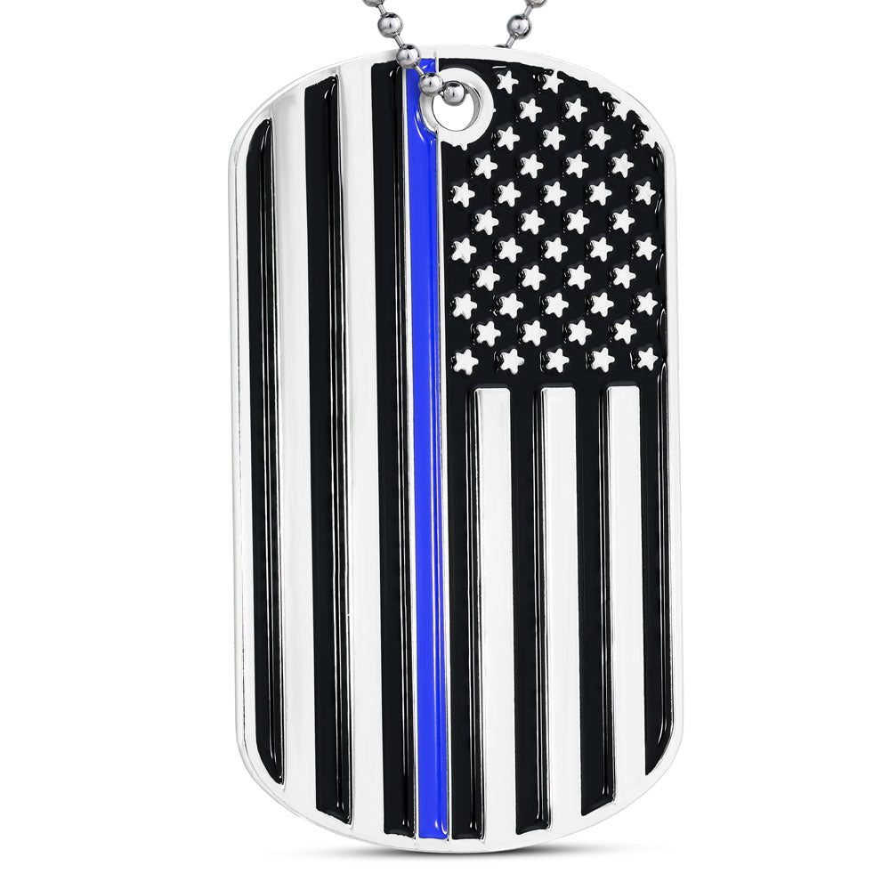 Officially Licensed Thin Blue Line Dog Tag