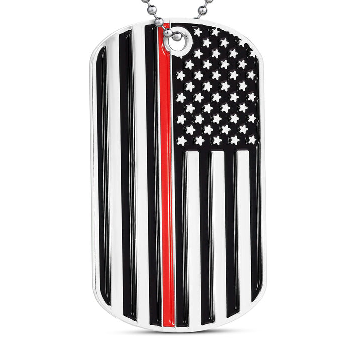 Officially Licensed Thin Red Line Dog Tag