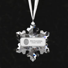 Snowflake Memorial Ornament