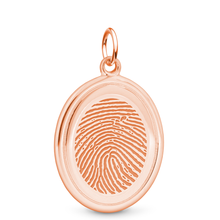 Rose Gold Oval Pendant