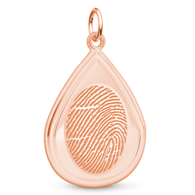 Rose Gold Tear Drop Pendant