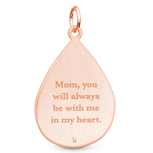 Rose Gold Tear Drop Pendant
