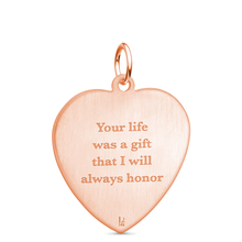 Rose Gold Heart Pendant