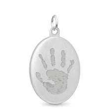 Stainless Steel Oval Pendant