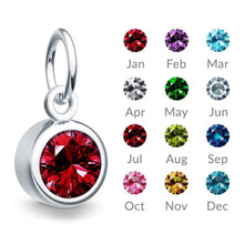 Sterling Silver Birthstone Charm For Necklace - Legacy Touch -- Dev