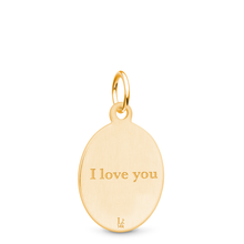 14k Yellow Gold Oval Charm - Legacy Touch -- Dev