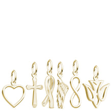 14K Gold Symbolic Charm For Necklace - Legacy Touch -- Dev