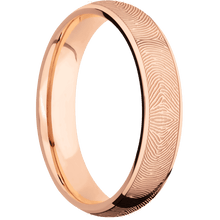14K Rose Gold + Polish Finish