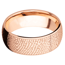 14K Rose Gold + Polish Finish