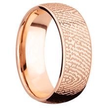14K Rose Gold + Polish Finish