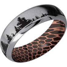Tantalum + Stone , Polish Finish + Superconductor Noir