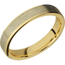 10K Yellow Gold + Satin Finish