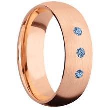 14K Rose Gold + Satin Finish