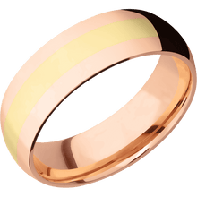 18K Rose Gold + Polish Finish