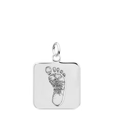 Sterling Silver Square Charm