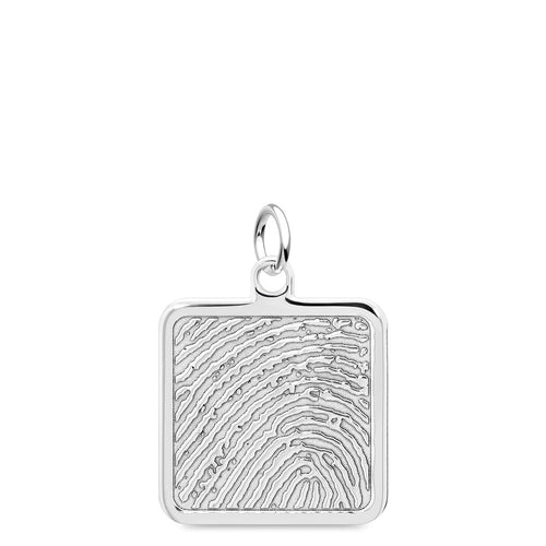 Sterling Silver Square Charm