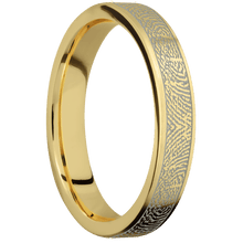 10K Yellow Gold + Satin Finish