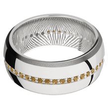 Palladium Silver + Polish , Sand Finish