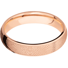 14K Rose Gold + Polish Finish