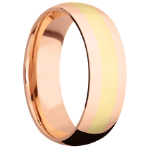 18K Rose Gold + Polish Finish