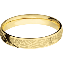 18K Yellow Gold + Polish Finish