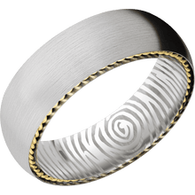 14K White Gold + Satin Finish
